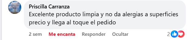Comentario real de clienta Eco Klin #12