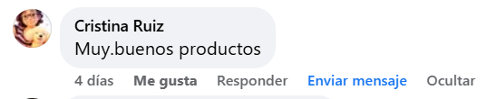 Comentario real de clienta Eco Klin #20