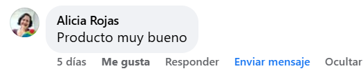 Comentario real de clienta Eco Klin #22