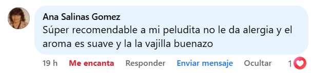 Comentario real de clienta Eco Klin #35