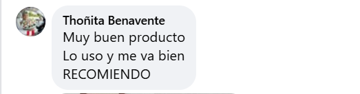Comentario real de clienta Eco Klin #54