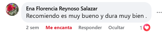Comentario real de clienta Eco Klin #58
